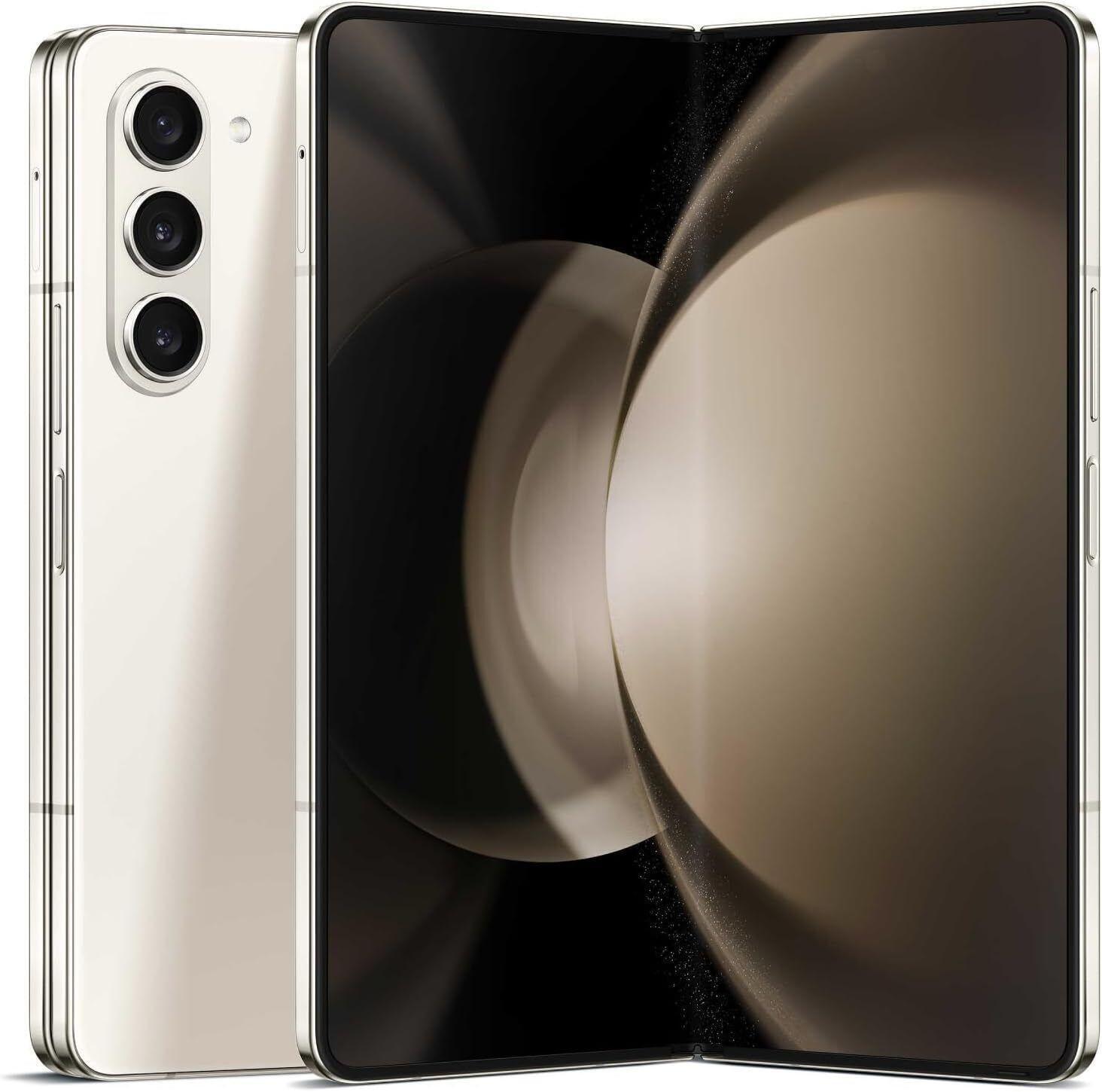 buy Cell Phone Samsung Galaxy Z Fold5 SM-F946U 256GB - Cream - click for details